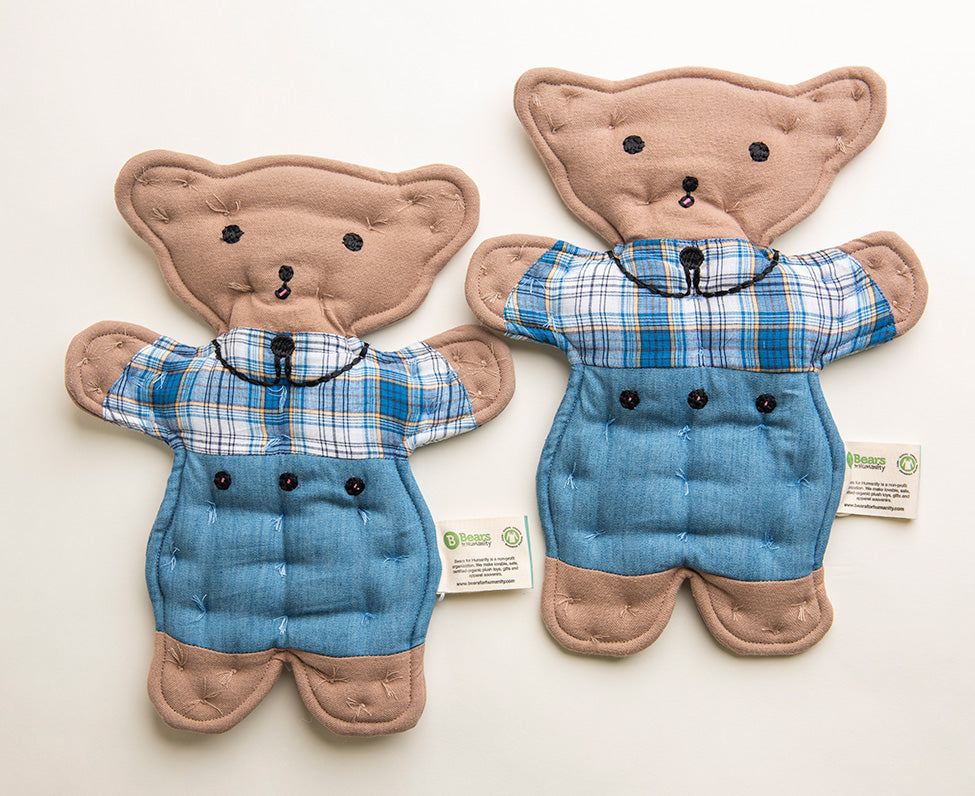 Blue Flatty Bear (Buy 1, Gift 1)