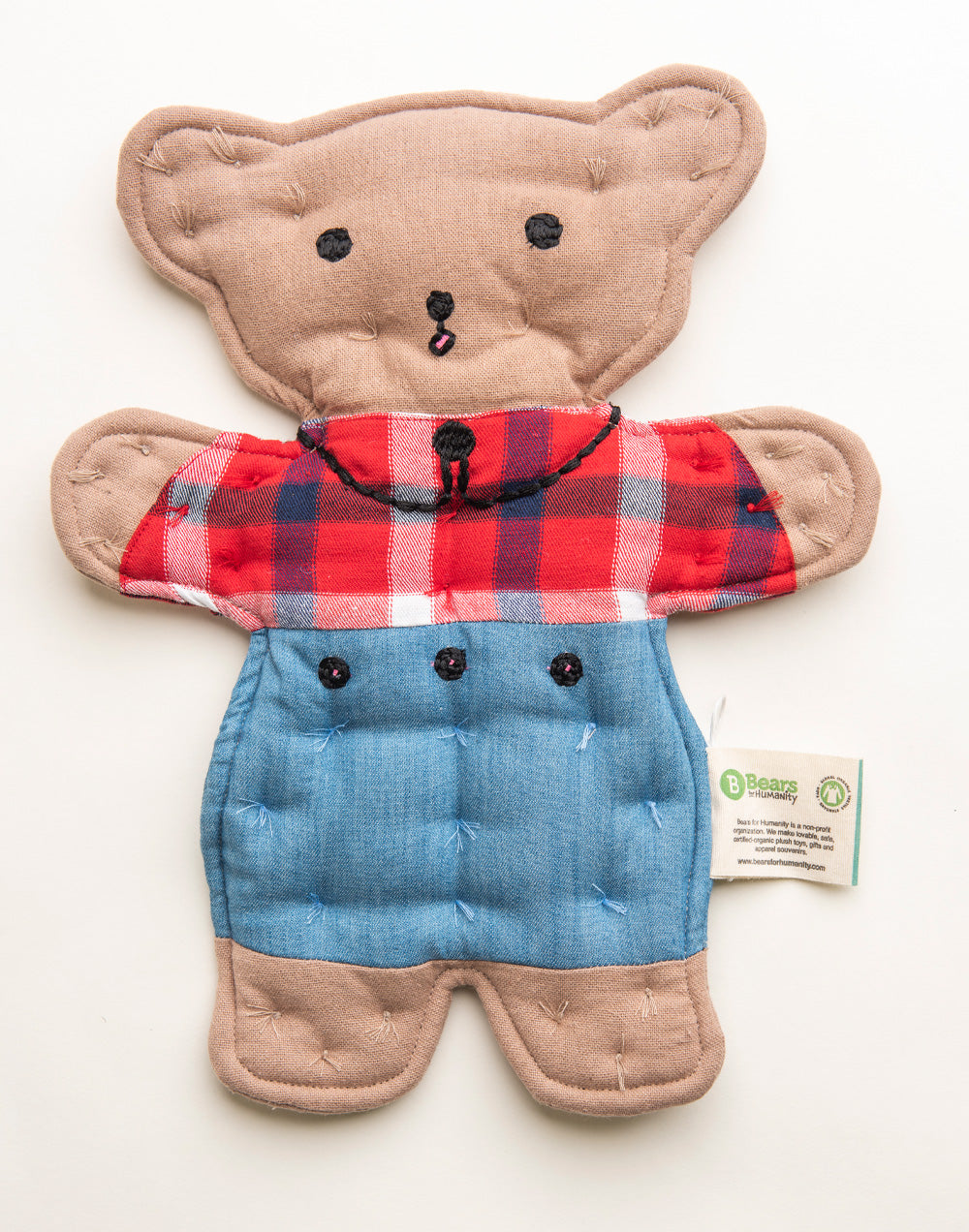 Red Flatty Bear (Buy 1, Gift 1)